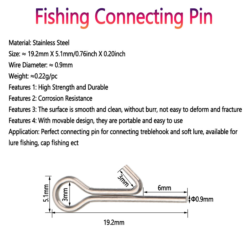 50/100pcs Fishing Bait Stinger - Fishing Lure Accessories ulasan dan harga