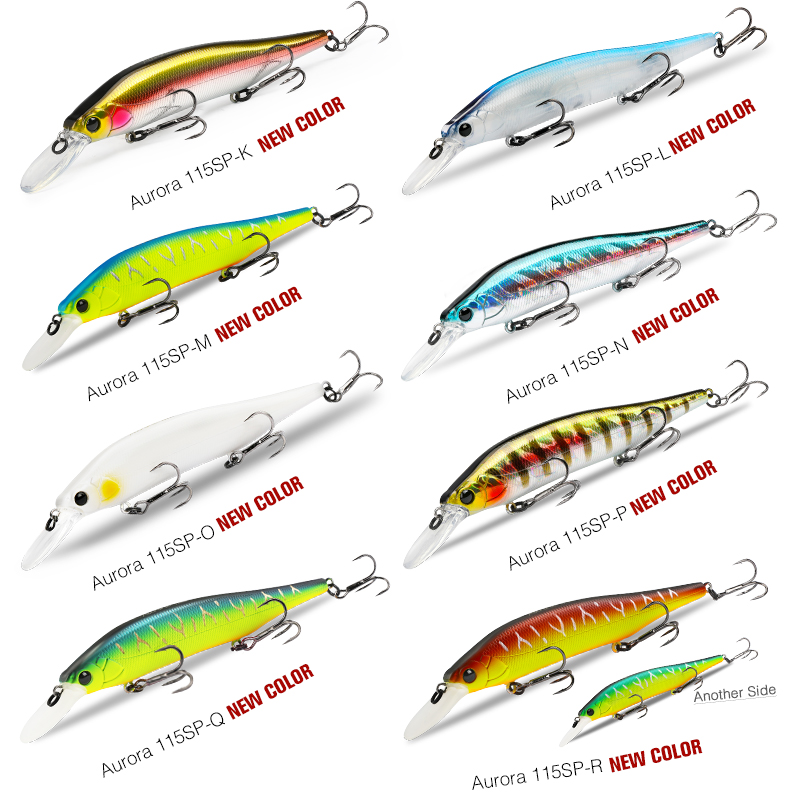 TSURINOYA 115mm 17.2g Suspendi - Fishing Lure Jerkbait ulasan dan harga