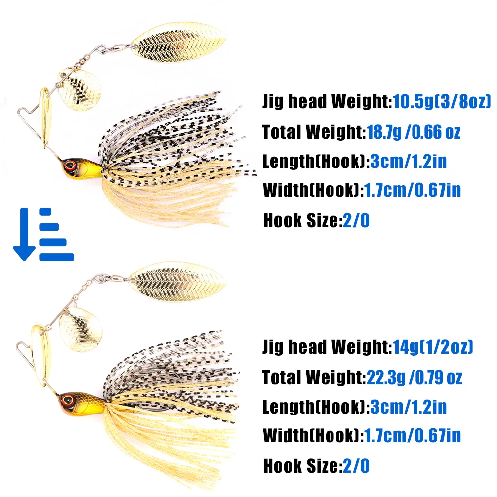 B&U Metal Blade Fishing Lure S - Fishing Lure Blade Bait ulasan dan harga