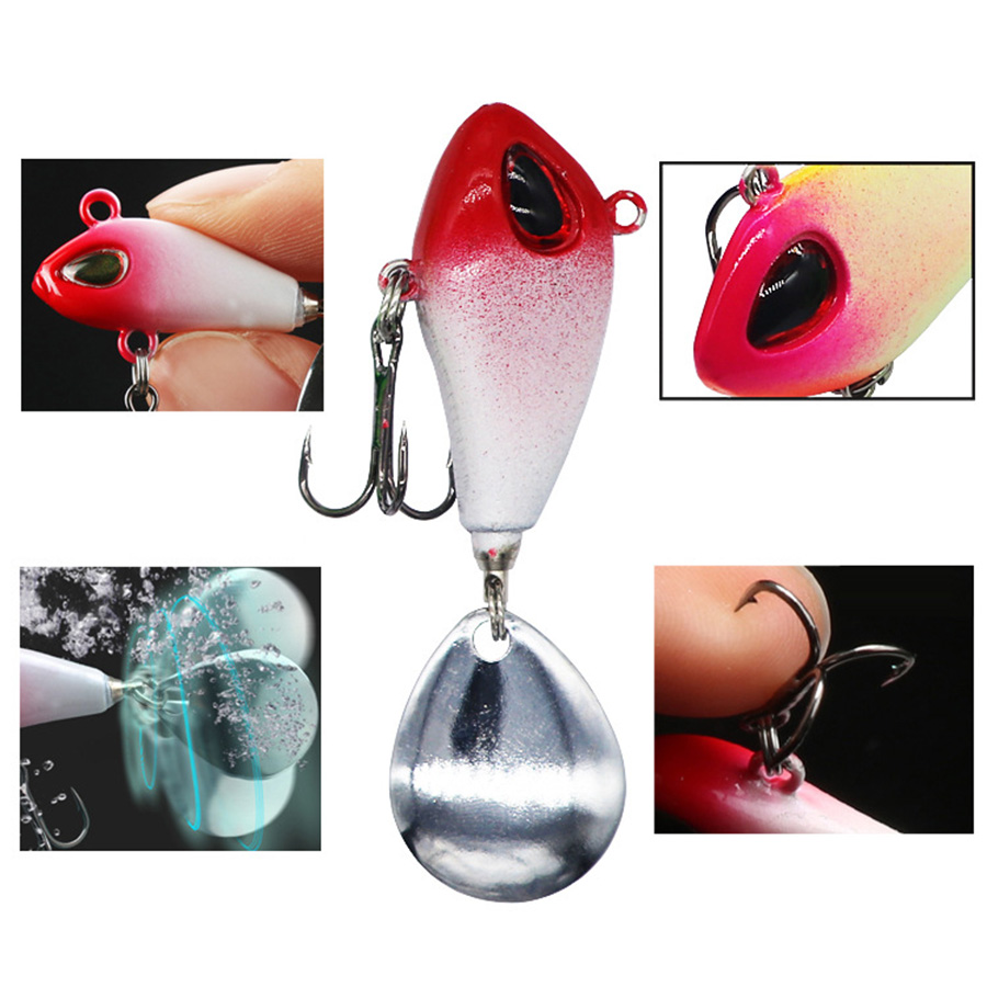 Metal Vib Fishing Micro Spinne - Fishing Lure Blade Bait ulasan dan harga