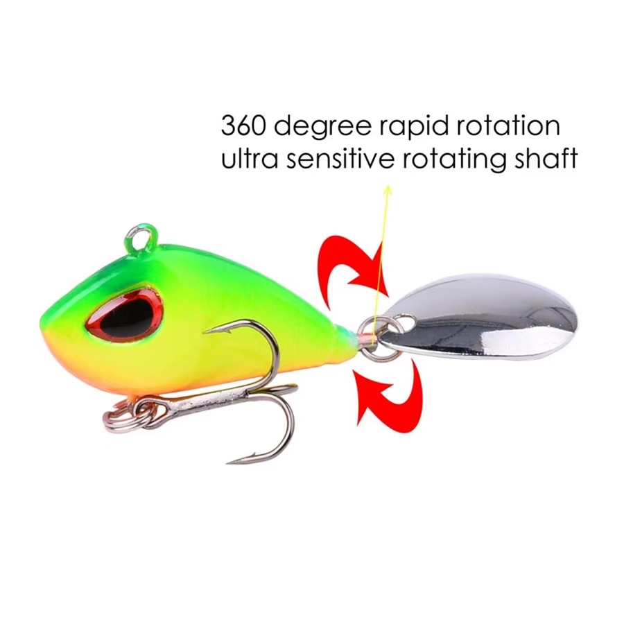 Metal Vib Fishing Micro Spinne - Fishing Lure Blade Bait ulasan dan harga