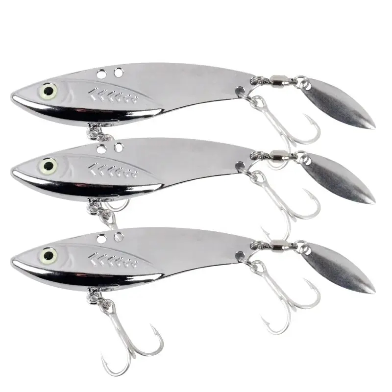 5g-30g Zinc Alloy Metal VIB Lu - Fishing Lure Blade Bait ulasan dan harga