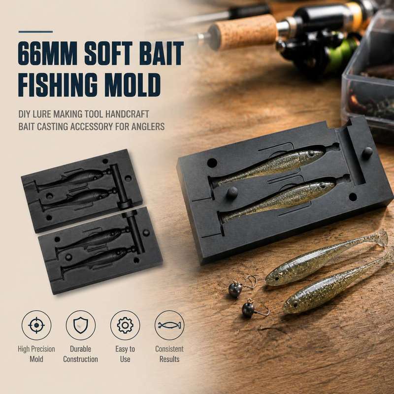66mm Soft Bait Fishing Mold Ha - Fishing Lure Making Kit ulasan dan harga