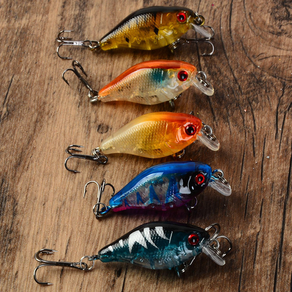 5pcs Floating Crankbaits Bait  - Fishing Lure Jerkbait ulasan dan harga