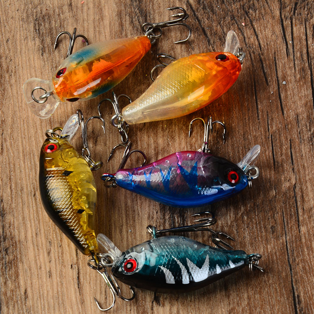 5pcs Floating Crankbaits Bait  - Fishing Lure Jerkbait ulasan dan harga