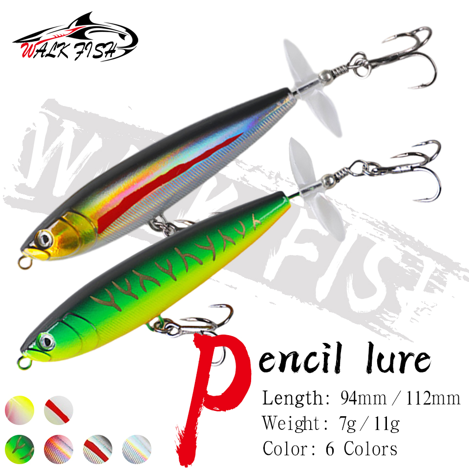 WALK FISH 7g/11g Pencil Bait S - Fishing Lure Topwater ulasan dan harga