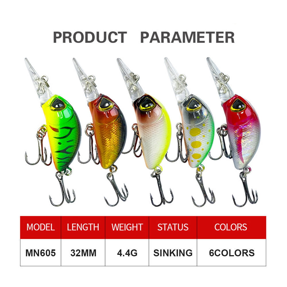 3.2cm 4.4g Fishing Lures Sinki - Fishing Lure Jerkbait ulasan dan harga