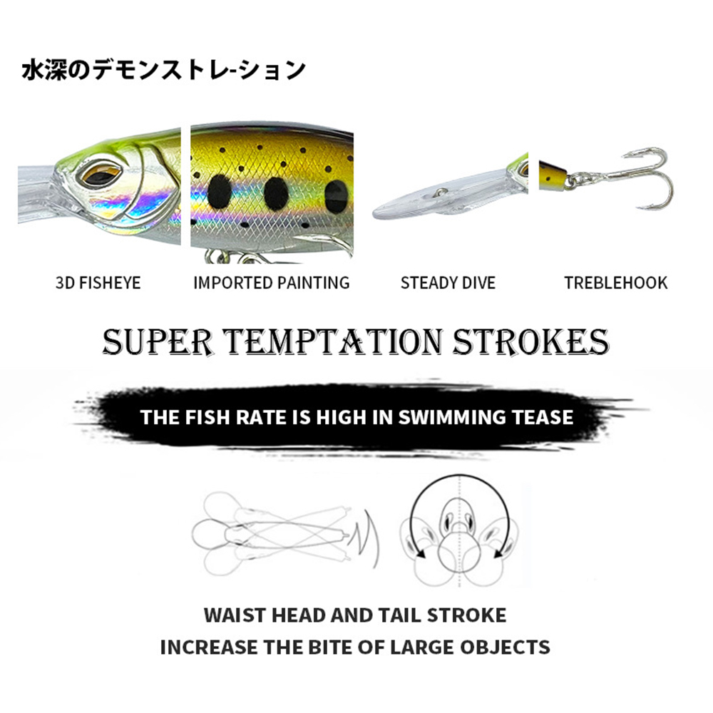 8.5cm 18.2g Fishing Lures Floa - Fishing Lure Jerkbait ulasan dan harga